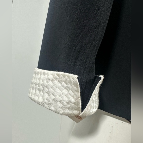 NEW Talbots Blazer Sz 6 Collared Black Suit Tailored Career Classic Preppy - Picture 10 of 13